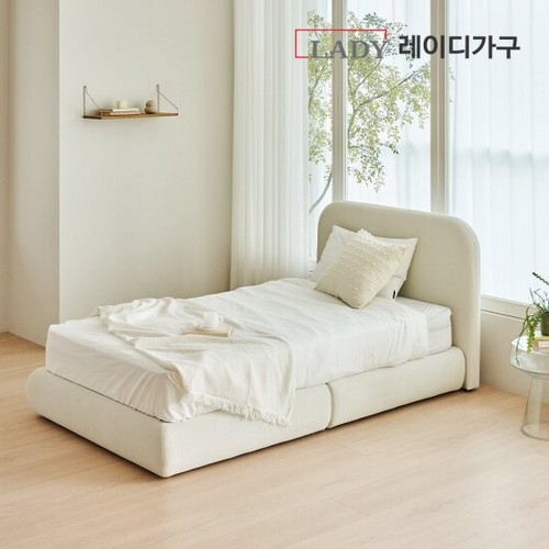 레이디가구 샌드 슬림헤드 패브릭 침대 SS