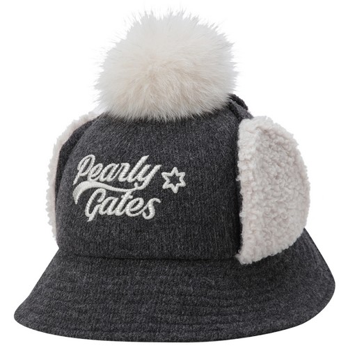 크리스패션 파리게이츠 폭스 퍼 이어워머 버킷햇 521D4CP008_GY