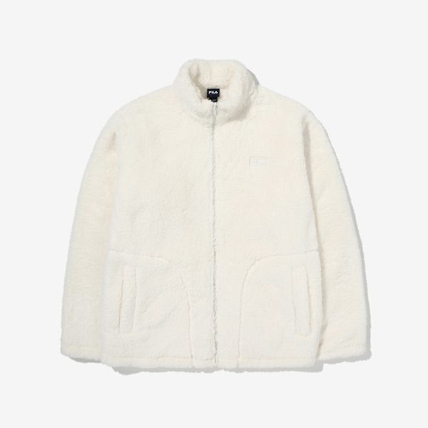 휠라 베이직 실키보아 플리스 자켓 FS2PLG4101X_SWH