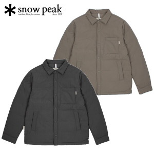 스노우피크  랜드에어 셔츠 경량 다운 자켓 S24WMLDJ52DK