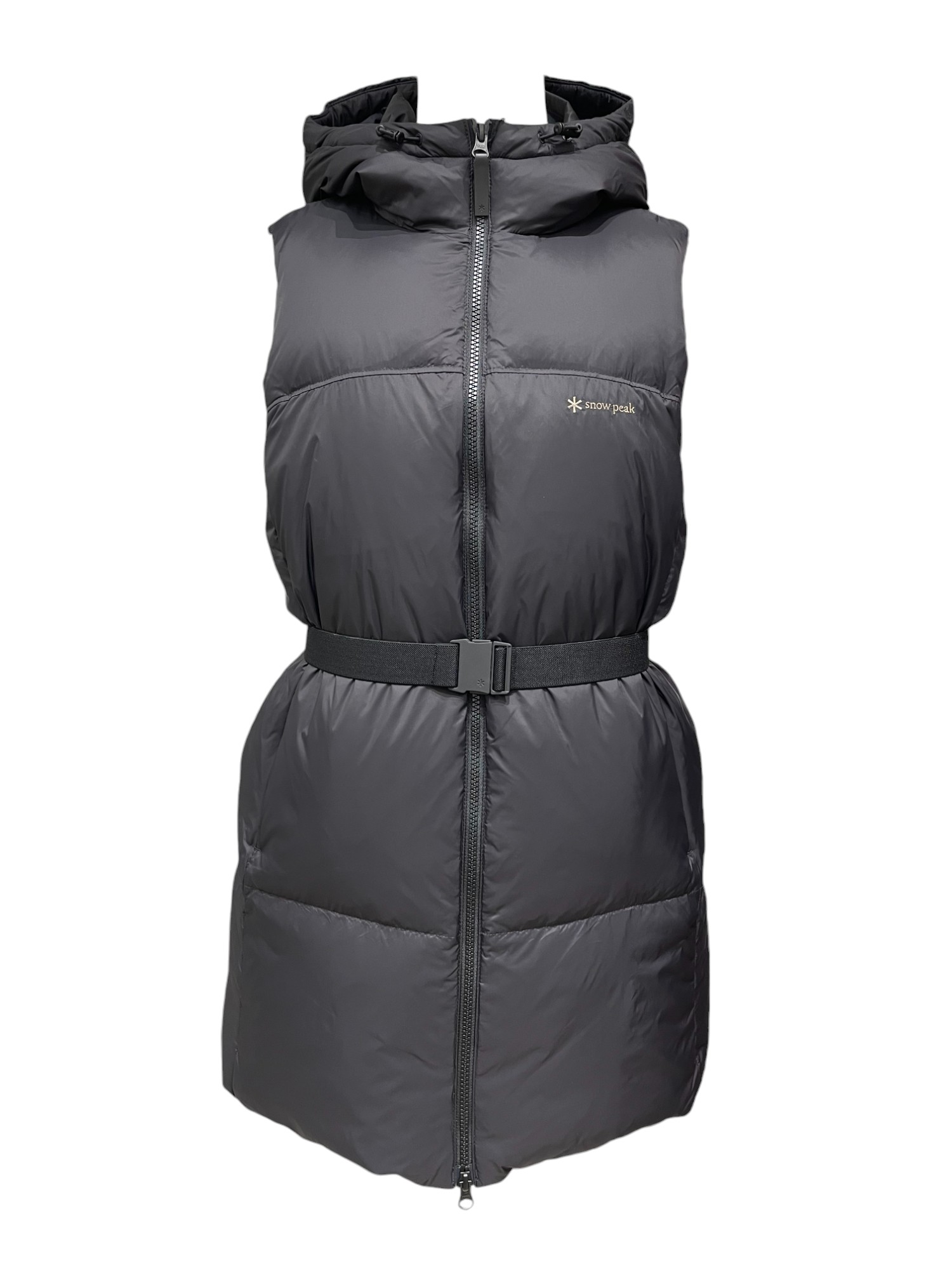 스노우피크 티피코 후드 벨티드 다운 베스트 S24WWTDV03BK