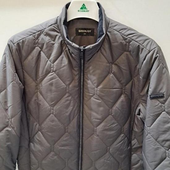 그린조이 다이아 퀄팅 패딩 점퍼 GF24WJ22M