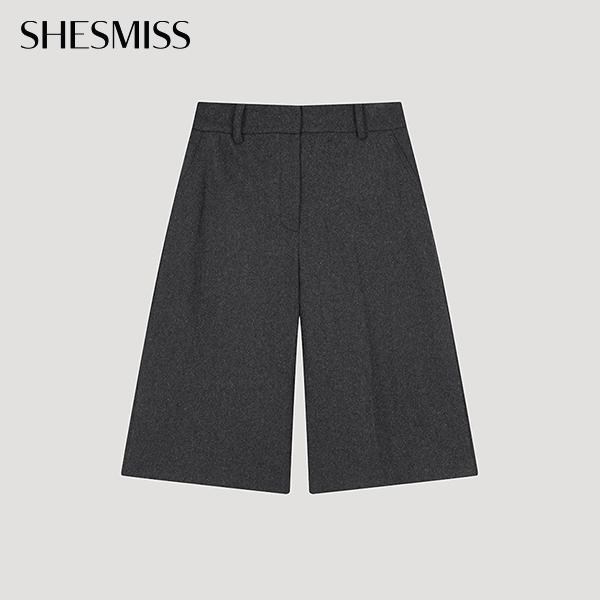 쉬즈미스 울 블렌디드 큐롯 팬츠 SWWSLO41020