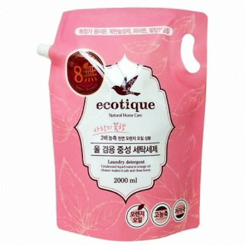 에코띠끄 울 겸용 중성 세탁세제 리필 2L