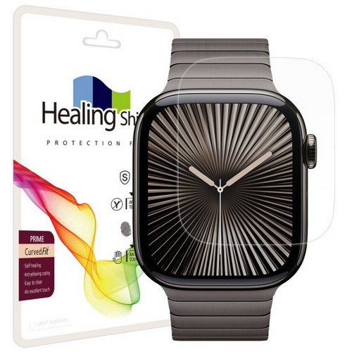 폰트리 힐링쉴드 애플워치10 커브드핏 프라임 고광택 액정보호필름 2매
