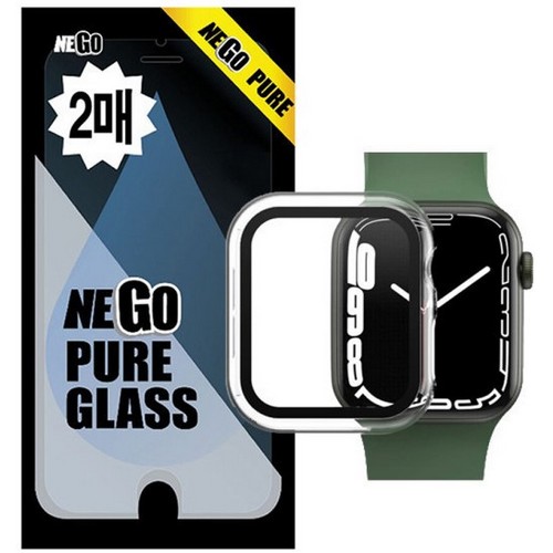 네고  애플워치10 강화유리 액정보호필름 2매