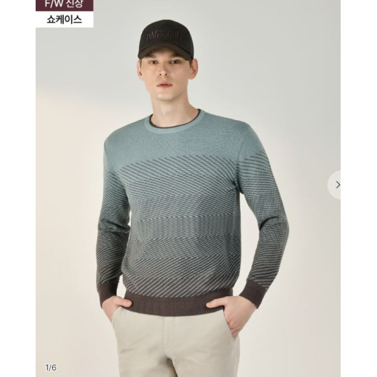 LF 닥스골프 그라데이션 패턴 니트 DGSW4D712T2