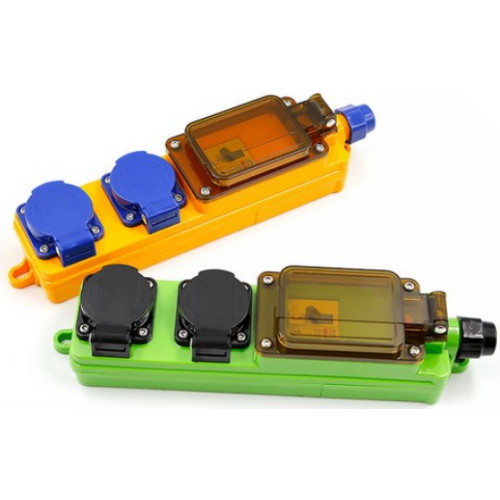 에이케이라온  2구 16A 누전차단 방우형 고용량 멀티콘센트