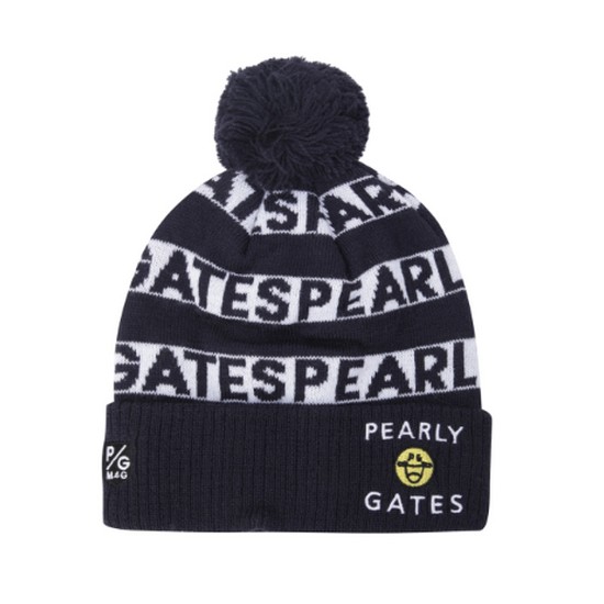 크리스패션 파리게이츠 스마일 폼폼이 레터링 니트 비니 531D4CPA01NA