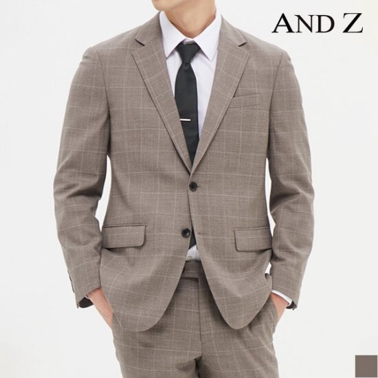 ANDZ 윈도우 페인 체크 정장자켓 BZA3SB1202