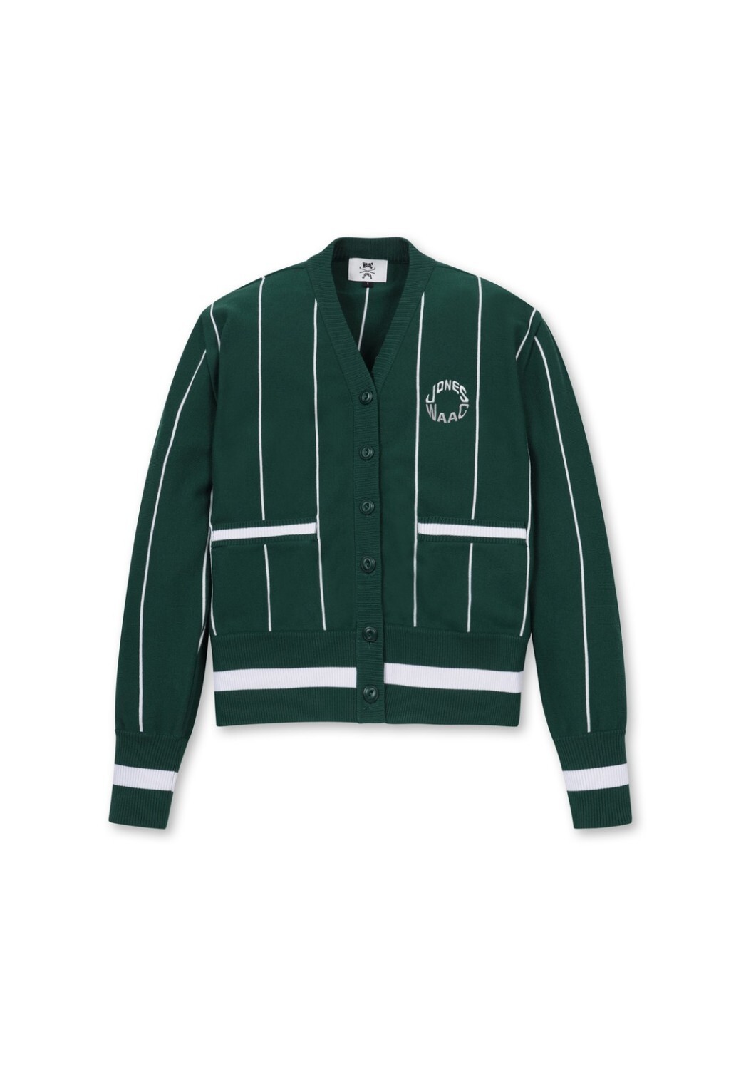 WAAC X JONES Pin stripe Cardigan WWWAA24670GRX