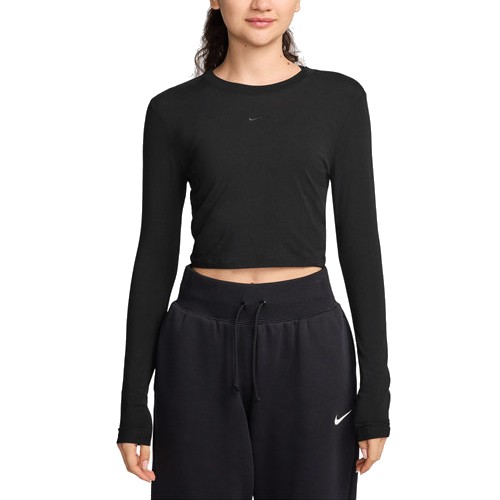 나이키 NSW 칠 니트 긴팔 크롭 티셔츠 HF5323-010