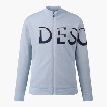 데상트골프  타이포그래픽 풀집업 방풍 가디건 DP42MFKOO7