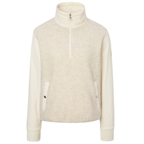 헤지스골프 소재배색 울혼방 반집업티셔츠 HWTS4D754OW