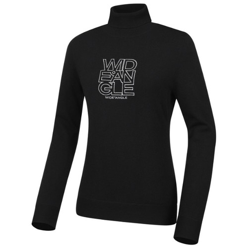 와이드앵글  CO 펜시 로고 자수 방풍 터틀 풀오버 WWW24K71Z1