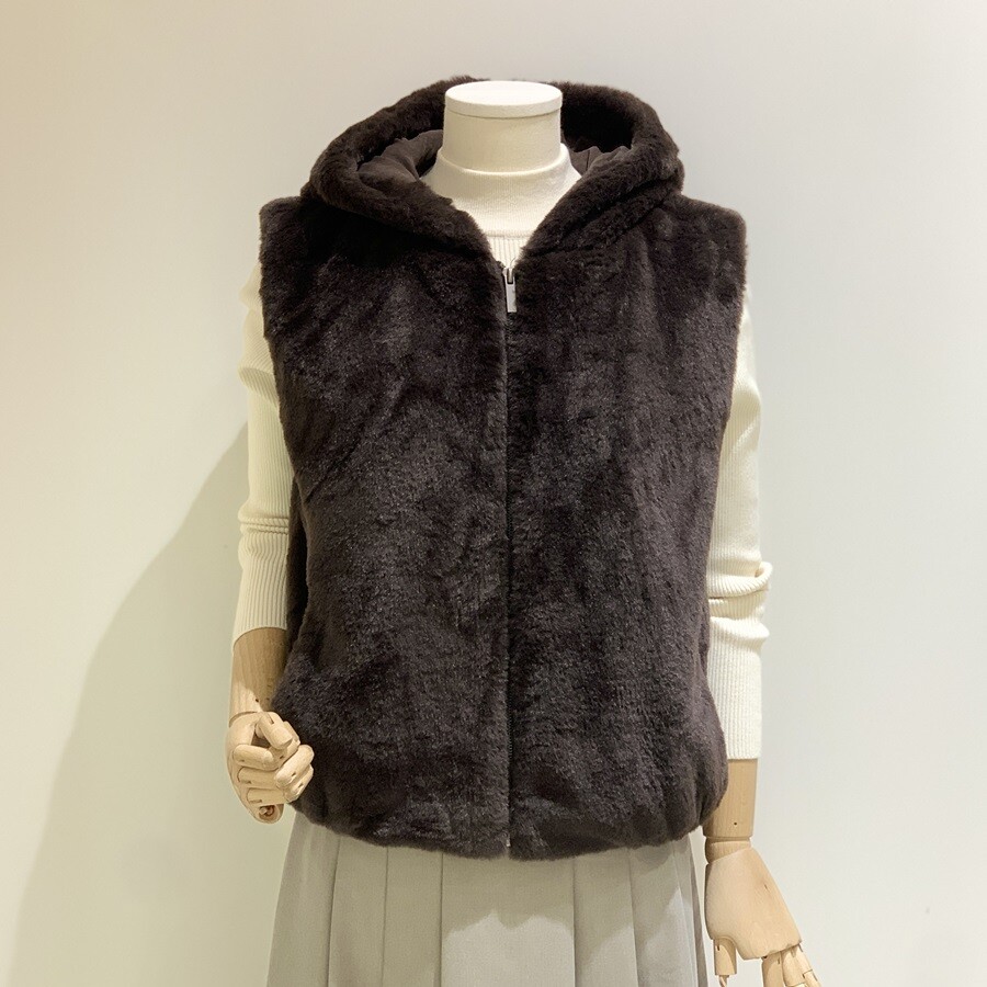 플라스틱아일랜드 퍼 베스트 PQ4FV581