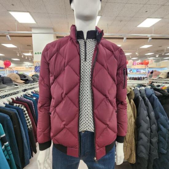 그린조이 다이아퀼팅 튜브 구스다운 점퍼 GF23WJ23M