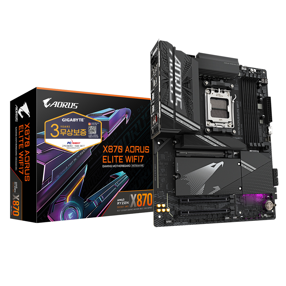 GIGABYTE  X870 AORUS ELITE WIFI7 피씨디렉트