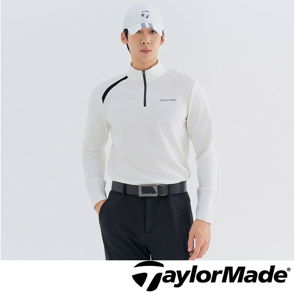 테일러메이드 아코디오 반집업 티셔츠 TMTHN3343-101