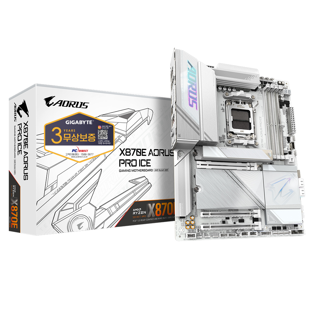 GIGABYTE  X870E AORUS PRO ICE 피씨디렉트