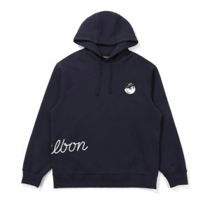 말본골프  말본 스크립트 후드 맨투맨 M4321PFS05NVY