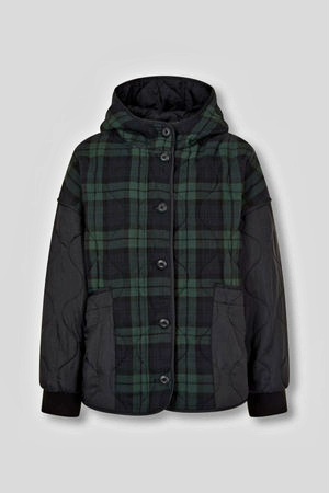 스튜디오톰보이 여성 체크 패턴 후드 점퍼 9164413871