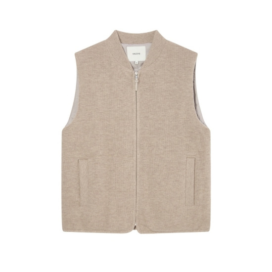 헤지스 울 집업베스트 HZSW4D332I2