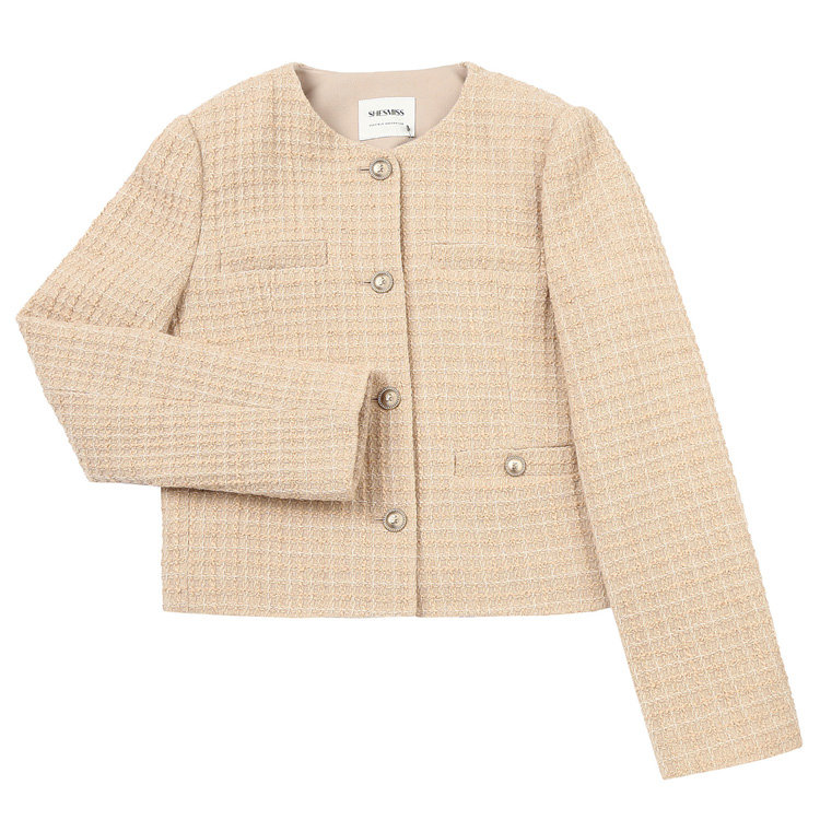 쉬즈미스 여성 글리터 트위드 자켓 SWWJKO41700
