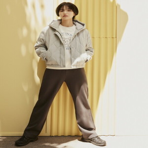 폴햄 여성 플리스 스트레이트 팬츠 PHE4PT2008