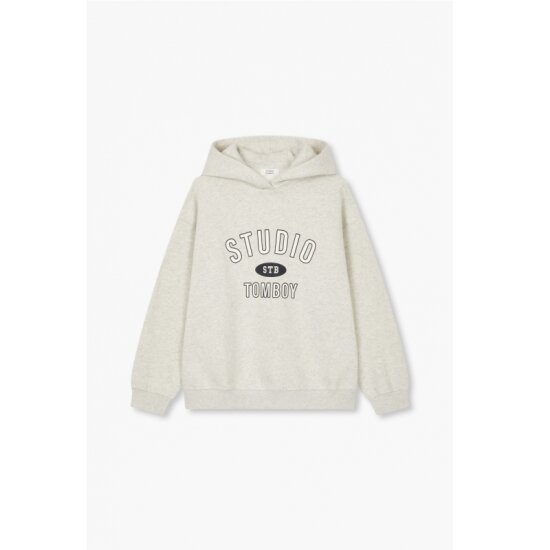 스튜디오톰보이 여성 로고 기모 후드 티셔츠 9174422992