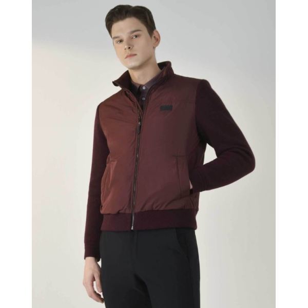 닥스골프 소재배색 구스다운 집업가디건 DGSW4D762D2