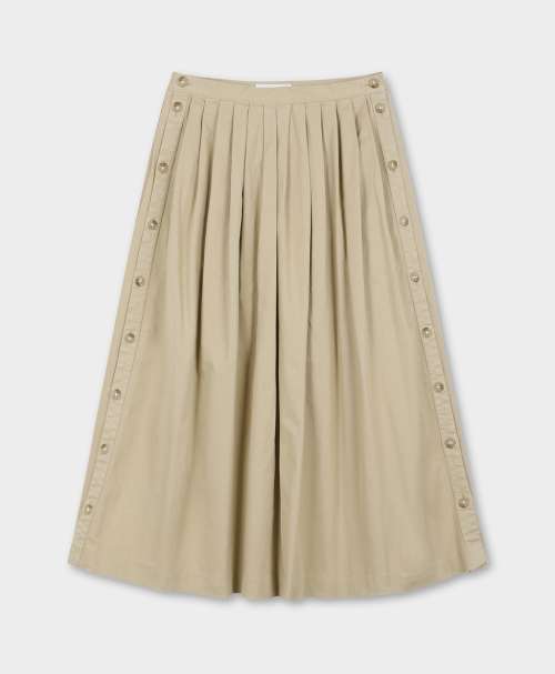 브룩스브라더스 코튼 플레어 스커트 BBKZWM4314ZEF