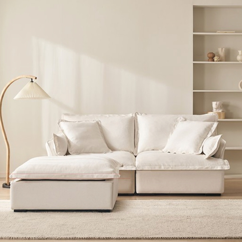 삼익가구 포그너 구스 기능성 패브릭 소파 3인용