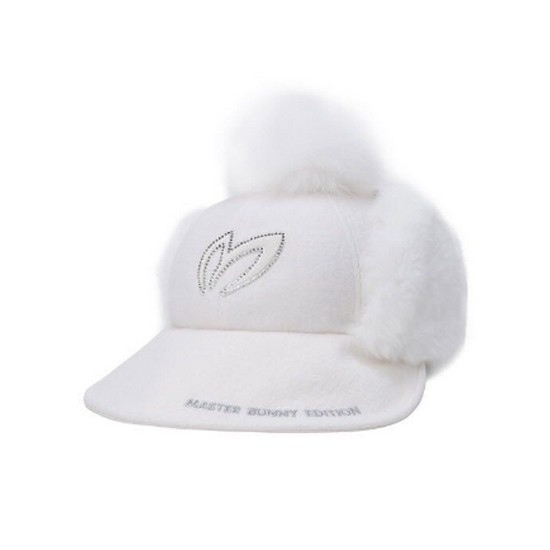 마스터바니에디션  탈부착 폼폼 비딩 심볼 트루퍼햇 421C4CP673_WH