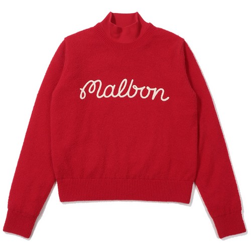 말본골프  모크넥 방풍 스웨터 M4422PKT32RED