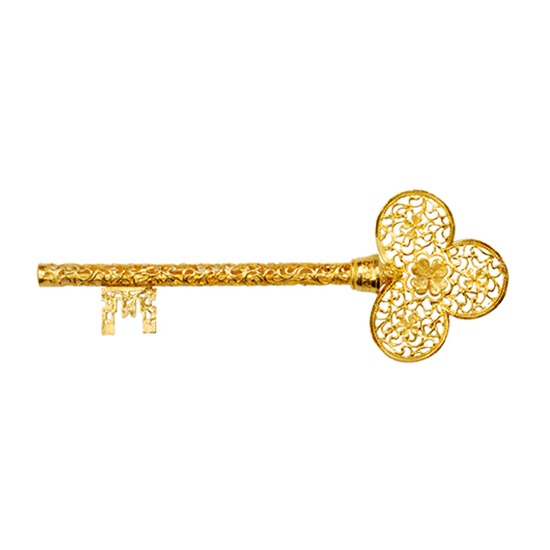 혼골드모아 골드모아 클로버 순금 행운의 열쇠 37.5g