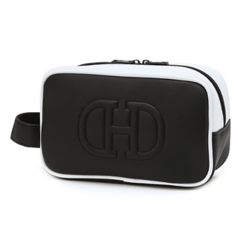 LF 헤지스골프 배색 포인트 가죽 파우치 HUBA4F902OW