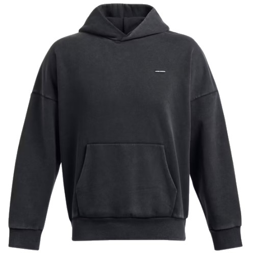 언더아머  UA 아이콘 헤비웨이트 플리스 워시 오버사이즈 후디 1386552-001