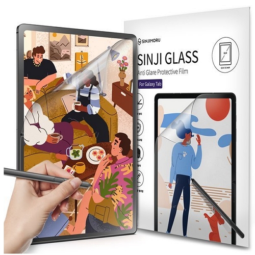 신지모루  갤럭시탭S10 플러스 저반사 지문방지 소프트 필기감 액정보호필름