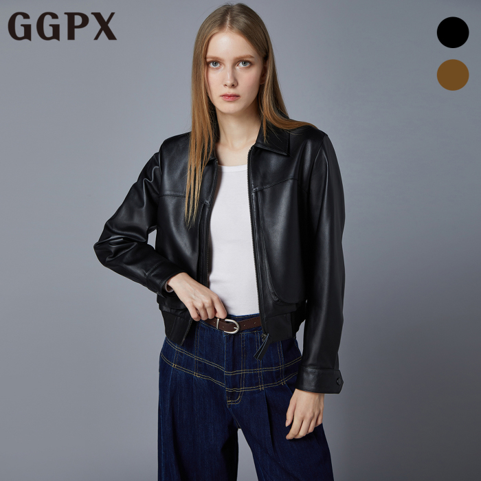 GGPX 캐주얼 집업 양가죽 자켓 GOZJK001F