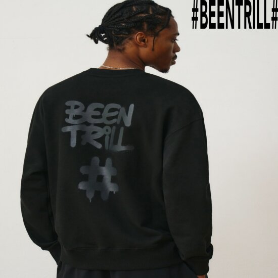 빈트릴 스프레이 해시태그 맨투맨 BA243RM007