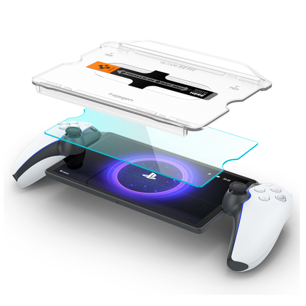 슈피겐  플레이스테이션 포탈 글라스tR 슬림 강화유리 액정보호필름