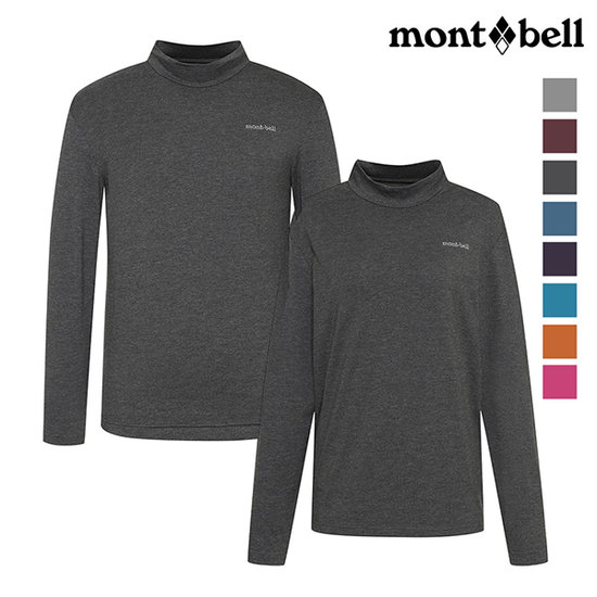 몽벨 레이어 모크넥 긴팔티 MW3GAMRL20