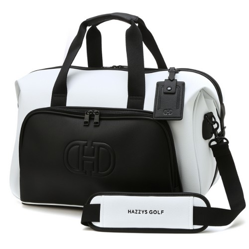 LF 헤지스골프 배색 포인트 가죽 보스턴백 HUBA4F901OW