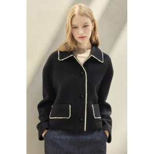 리안뉴욕 부클 자켓 RSJWJK050