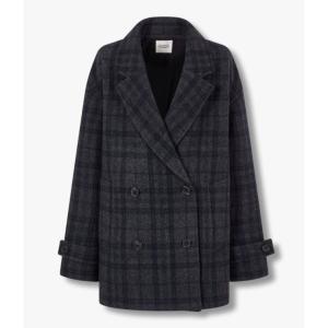 스튜디오톰보이 여성 빅 더블 자켓형 체크 코트 9104411944