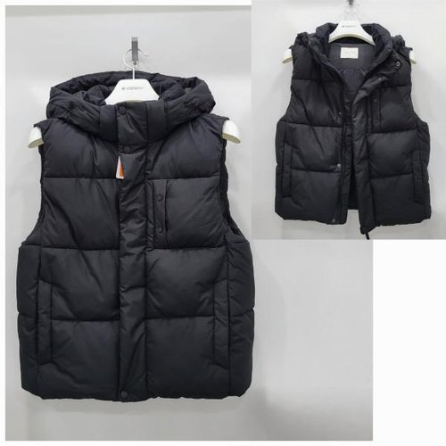 행텐 남성 후드 디터쳐블 패딩 베스트 10490-014-801-69