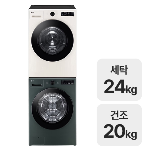 LG전자 트롬 오브제컬렉션 FG24GN + RG20EN