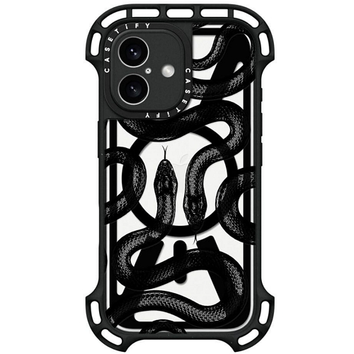 아이폰16 블랙 킹스네이크 울트라 바운스 케이스