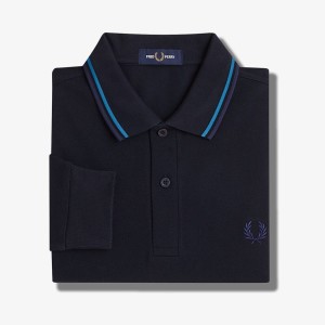 프레드페리 롱슬리브 트윈 팁 셔츠 AFPM2433636-W86